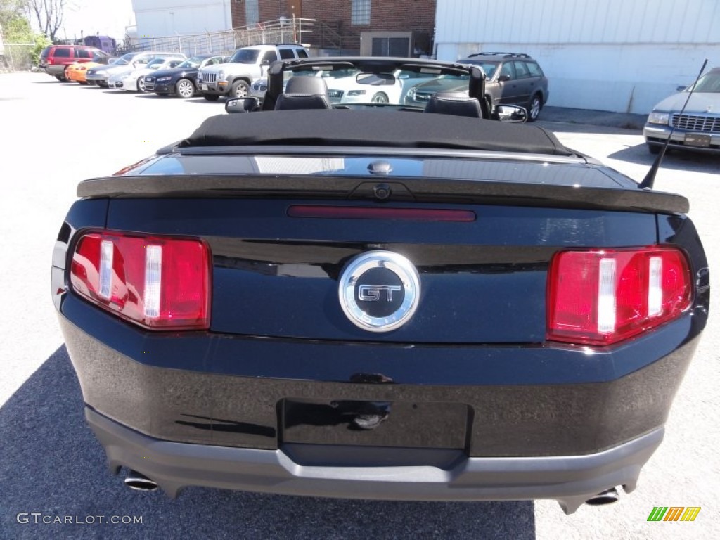 2011 Mustang GT Premium Convertible - Ebony Black / Charcoal Black photo #10