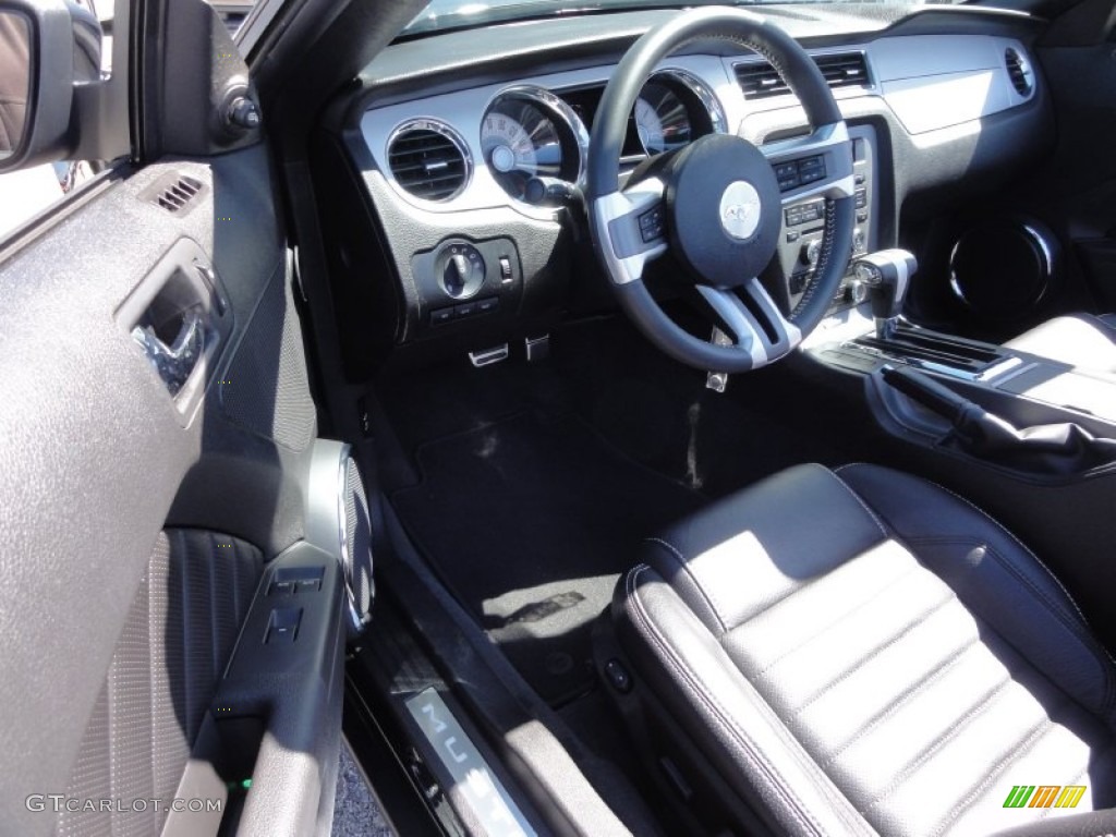 2011 Mustang GT Premium Convertible - Ebony Black / Charcoal Black photo #14
