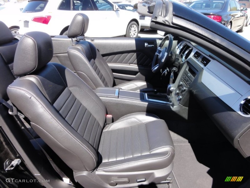 2011 Mustang GT Premium Convertible - Ebony Black / Charcoal Black photo #21