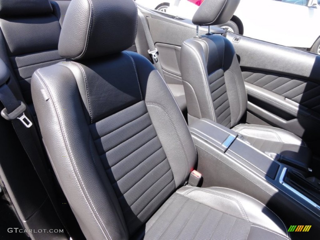 2011 Mustang GT Premium Convertible - Ebony Black / Charcoal Black photo #22