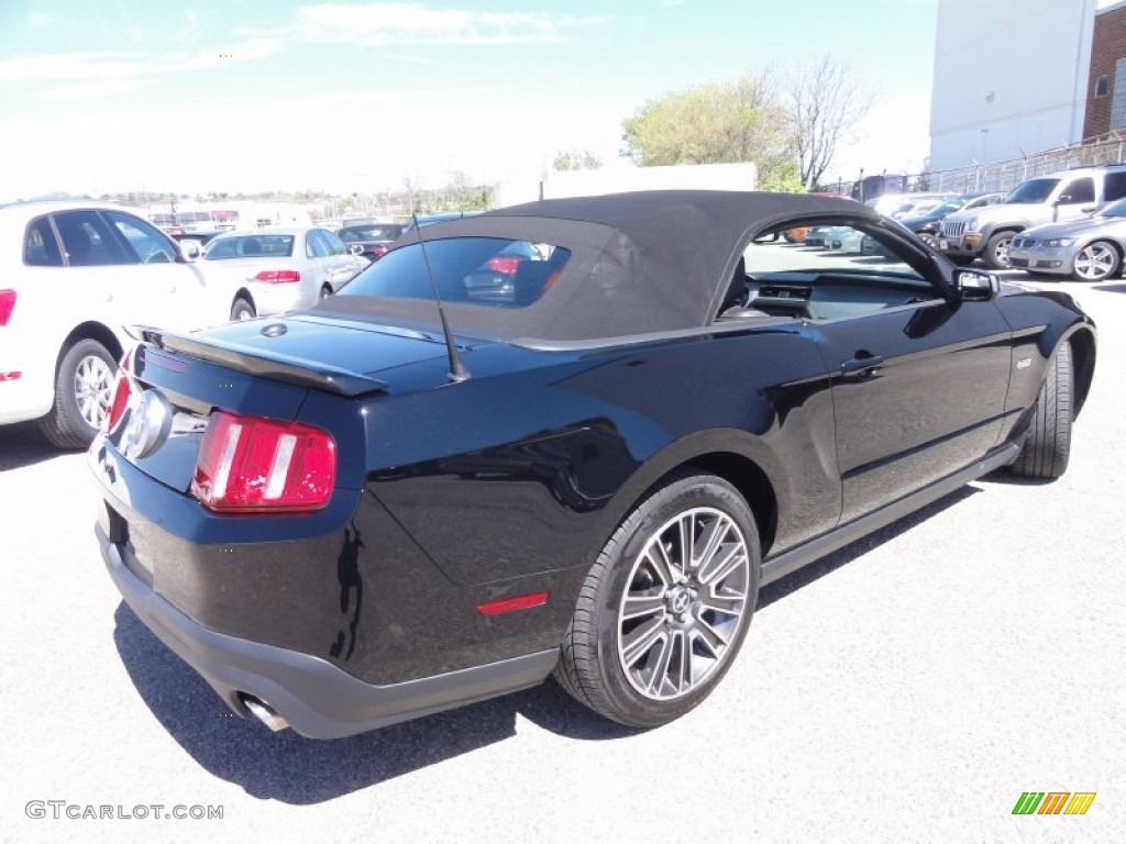 2011 Mustang GT Premium Convertible - Ebony Black / Charcoal Black photo #49