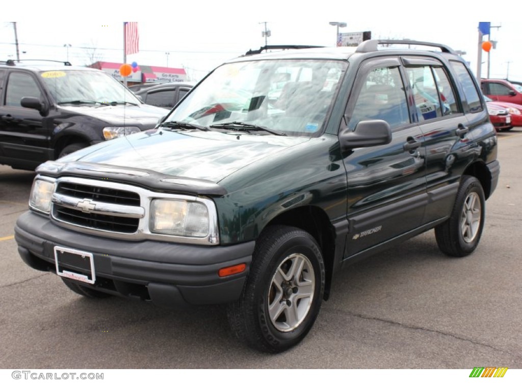 2004 Tracker 4WD - Dark Green / Medium Gray photo #1