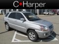 Satin Silver Metallic 2008 Kia Sportage EX V6 4x4