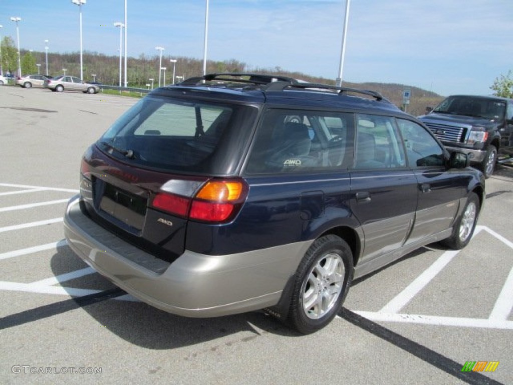 2003 Outback Wagon - Mystic Blue Pearl / Gray photo #10