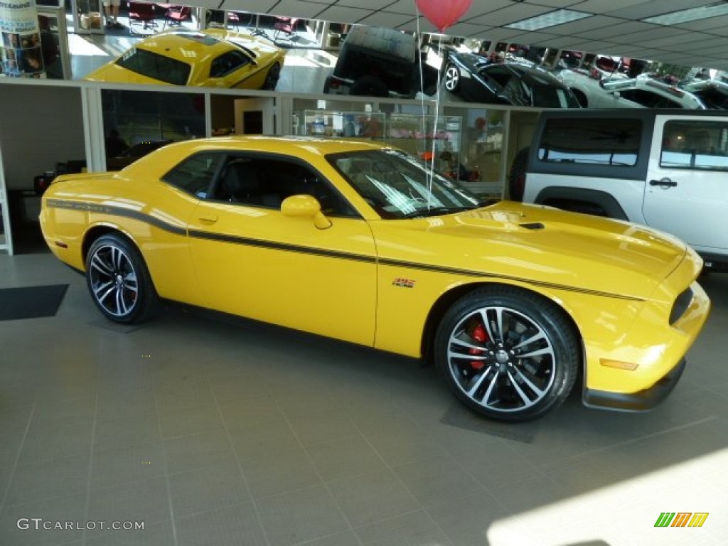 Stinger Yellow 2012 Dodge Challenger SRT8 Yellow Jacket Exterior Photo #63288606