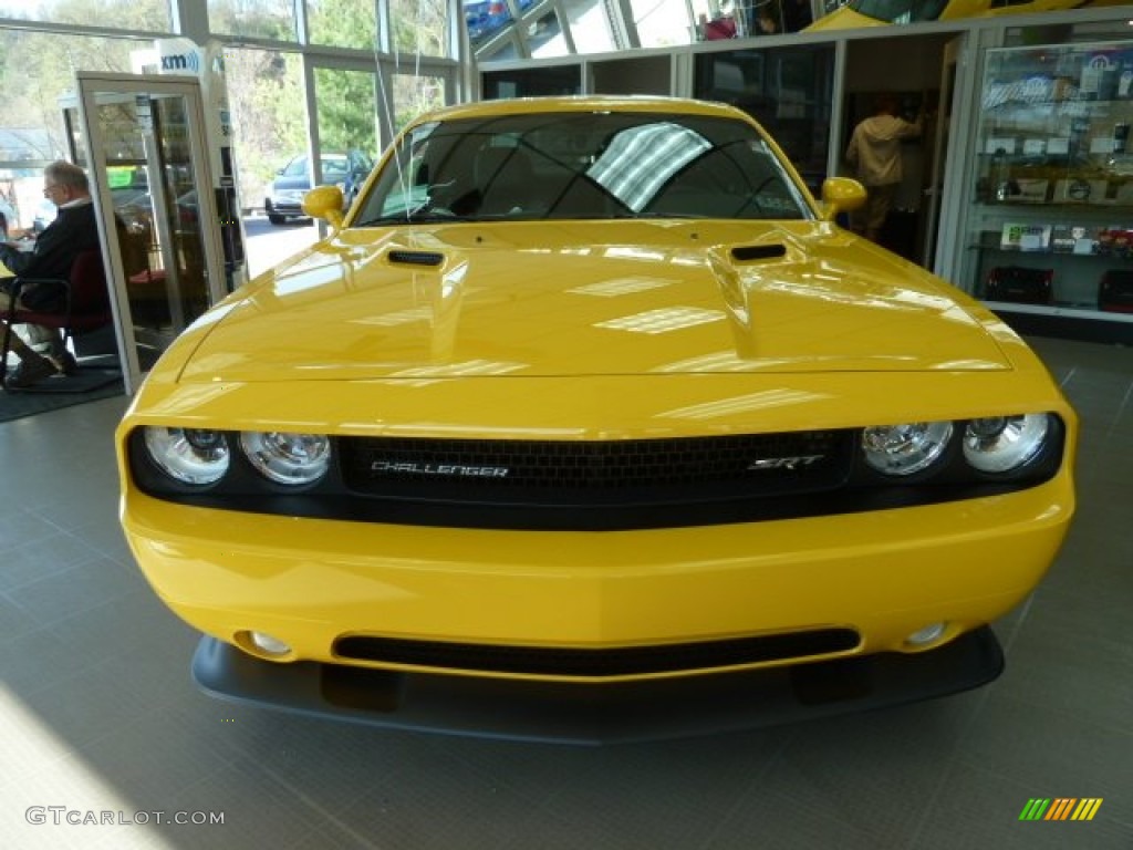 2012 Challenger SRT8 Yellow Jacket - Stinger Yellow / Dark Slate Gray photo #7