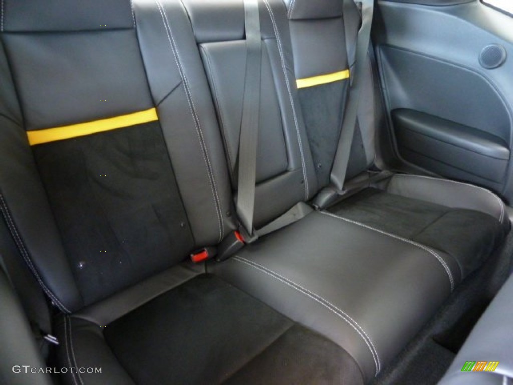 2012 Dodge Challenger SRT8 Yellow Jacket Rear Seat Photo #63288666