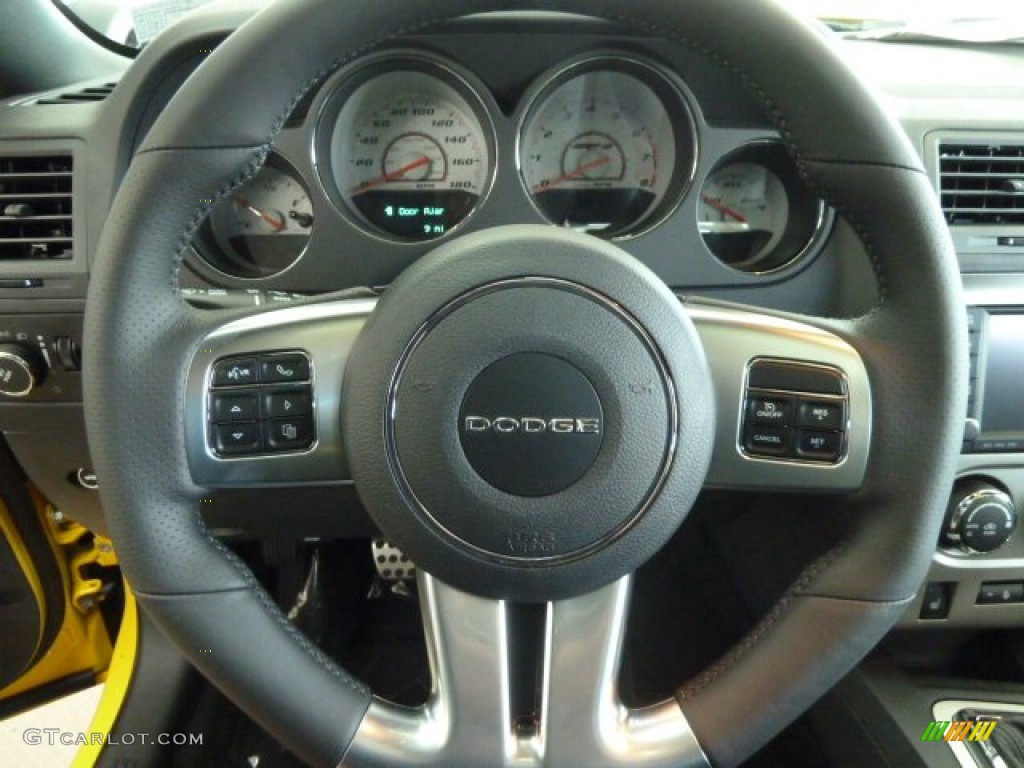 2012 Challenger SRT8 Yellow Jacket - Stinger Yellow / Dark Slate Gray photo #19