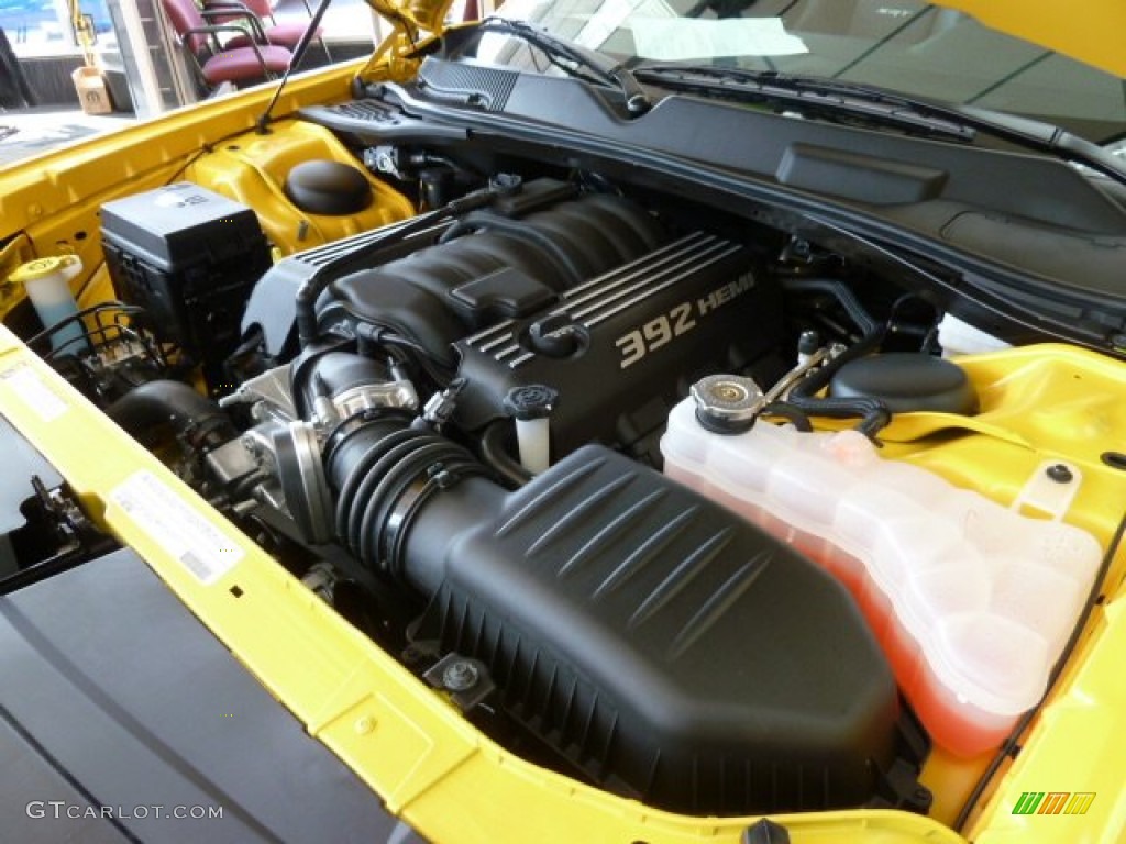 2012 Dodge Challenger SRT8 Yellow Jacket 6.4 Liter SRT HEMI OHV 16-Valve MDS V8 Engine Photo #63288736