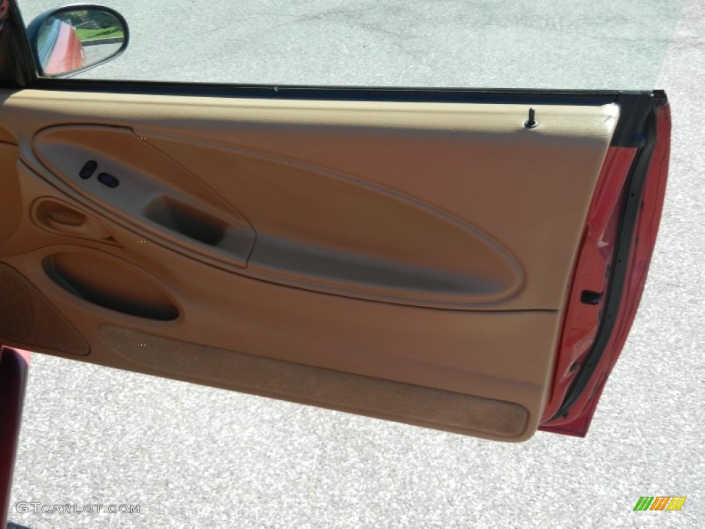 1998 Mustang GT Coupe - Laser Red / Saddle photo #10