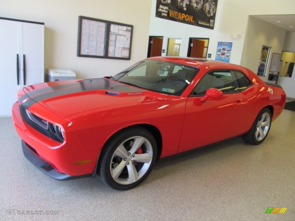 2010 Challenger SRT8 - TorRed / Dark Slate Gray photo #3