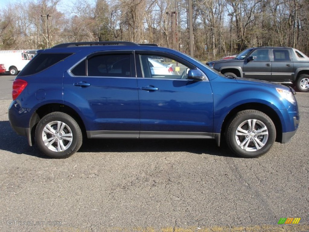 2010 Equinox LT - Navy Blue Metallic / Jet Black photo #7