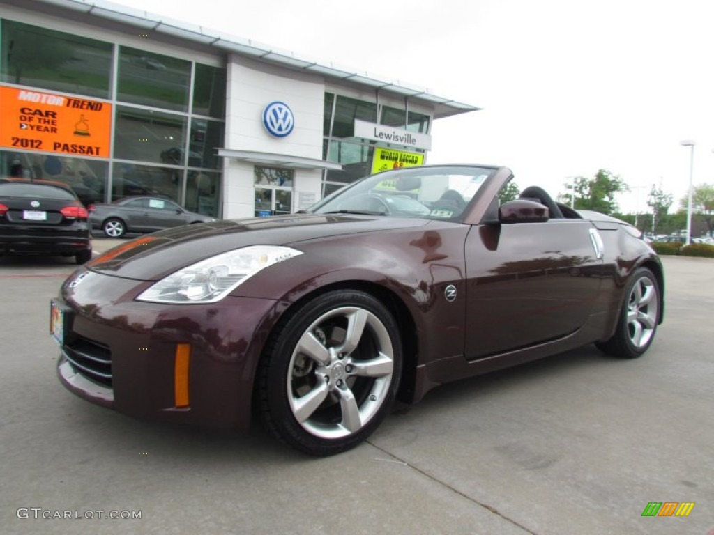 2006 350Z Touring Roadster - Interlagos Fire Metallic / Charcoal Leather photo #1