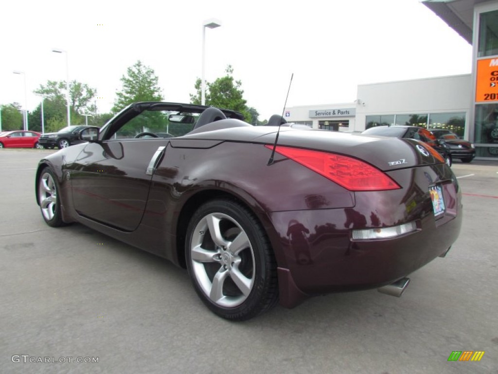 2006 350Z Touring Roadster - Interlagos Fire Metallic / Charcoal Leather photo #3
