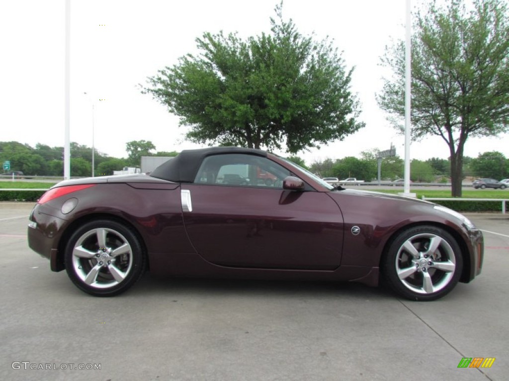 2006 350Z Touring Roadster - Interlagos Fire Metallic / Charcoal Leather photo #6