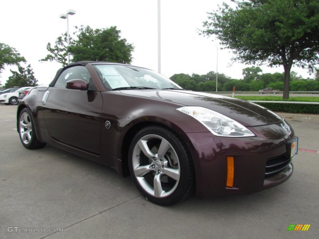 2006 350Z Touring Roadster - Interlagos Fire Metallic / Charcoal Leather photo #7
