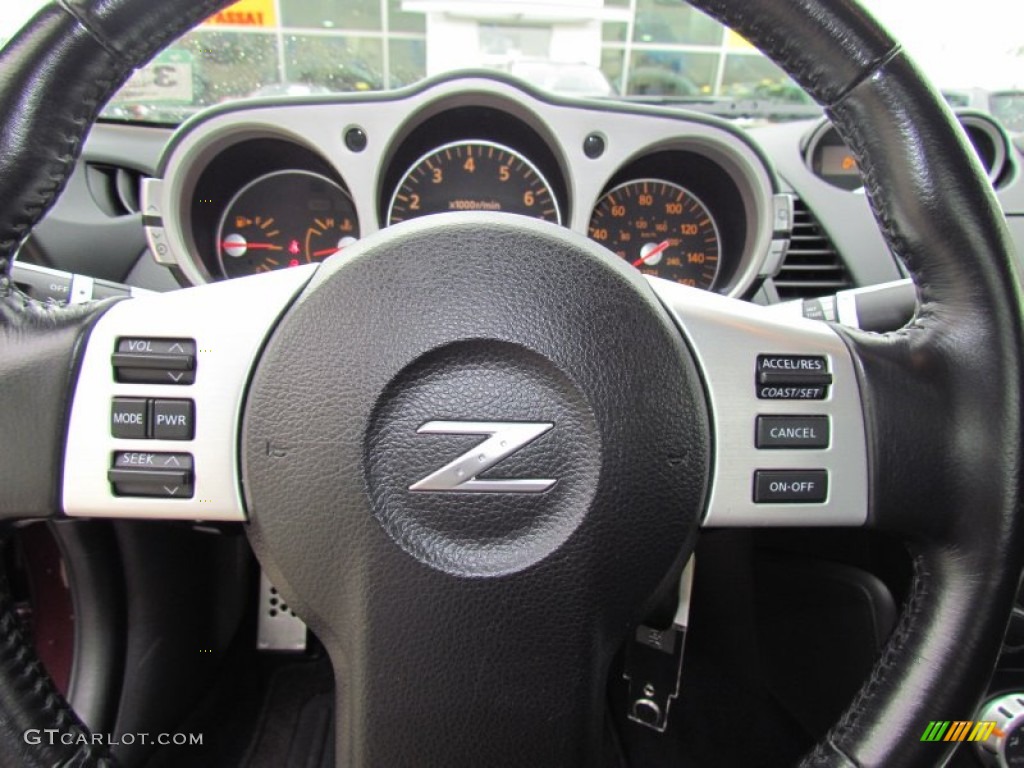 2006 350Z Touring Roadster - Interlagos Fire Metallic / Charcoal Leather photo #13