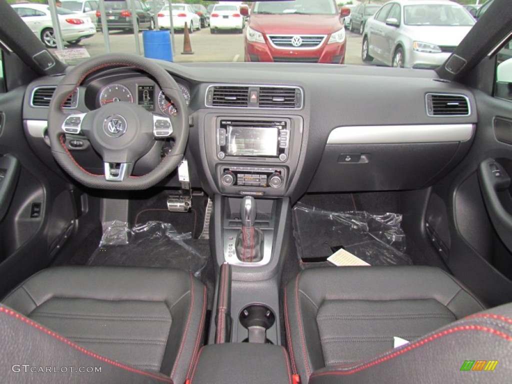 2012 Volkswagen Jetta GLI Autobahn Titan Black Dashboard Photo #63291262