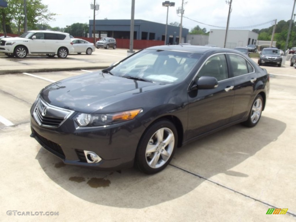 2012 TSX Technology Sedan - Graphite Luster Metallic / Taupe photo #1