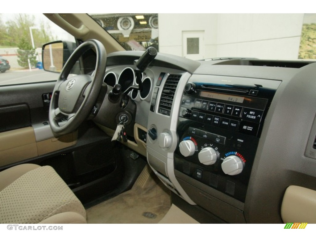 2008 Tundra CrewMax 4x4 - Desert Sand Mica / Beige photo #11