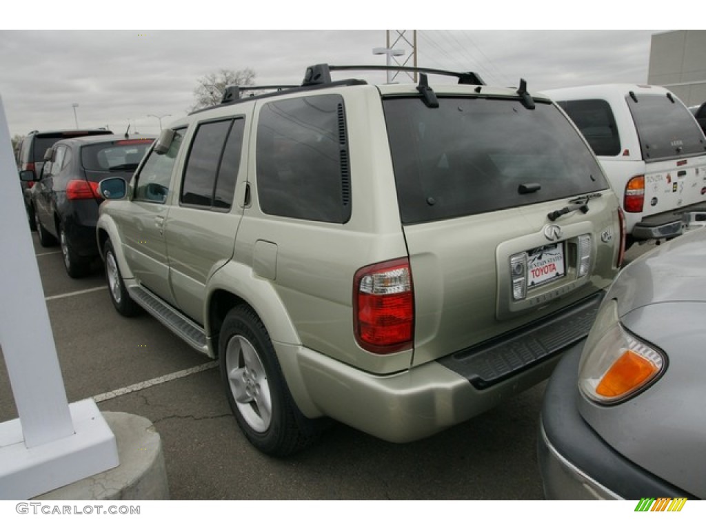 2001 QX4 4x4 - Tuscan Beige Metallic / Stone Beige photo #3