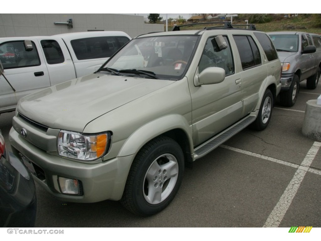 2001 QX4 4x4 - Tuscan Beige Metallic / Stone Beige photo #4