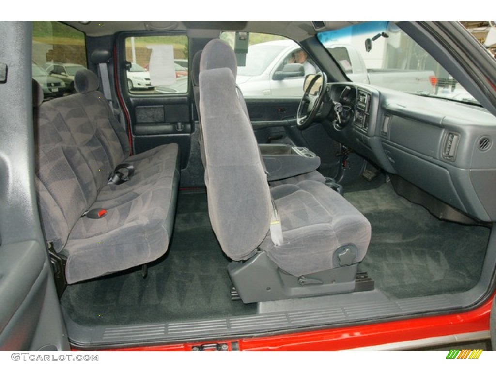 2001 Silverado 1500 LS Extended Cab 4x4 - Victory Red / Graphite photo #15