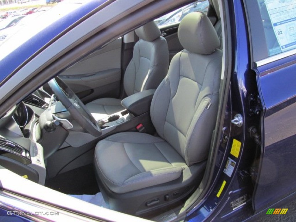 2012 Sonata Limited 2.0T - Indigo Night Blue / Gray photo #7