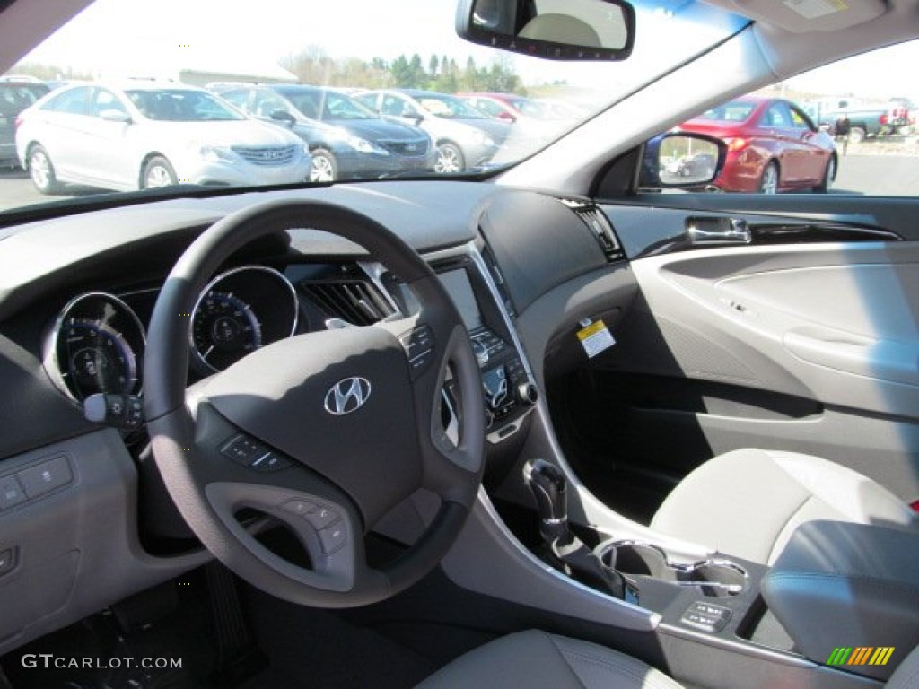 2012 Sonata Limited 2.0T - Indigo Night Blue / Gray photo #8