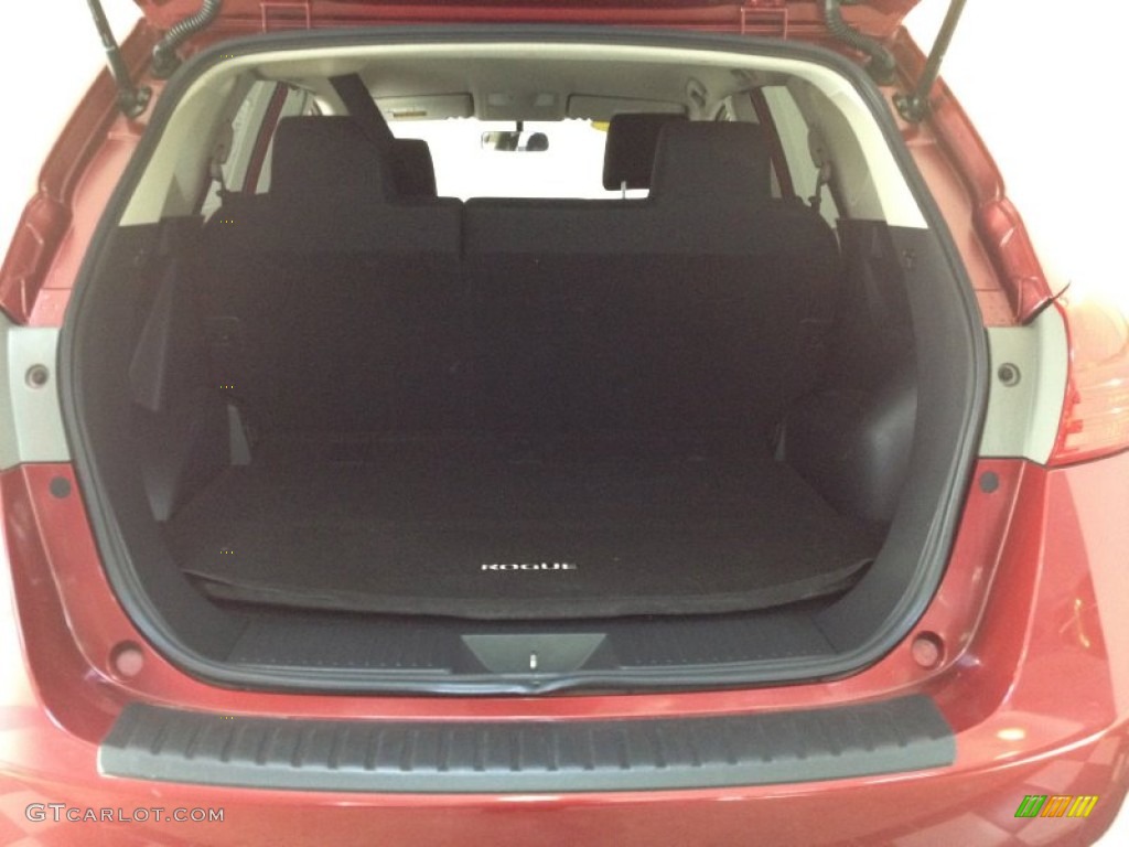 2011 Rogue SV AWD - Cayenne Red / Black photo #7