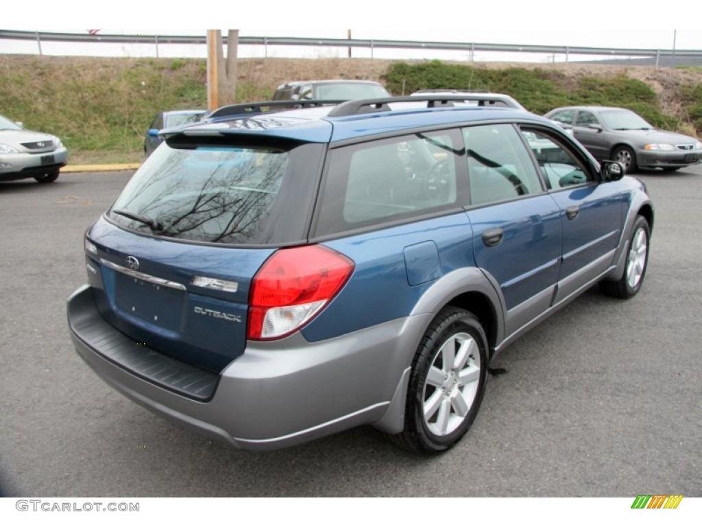 2009 Outback 2.5i Special Edition Wagon - Newport Blue Pearl / Off Black photo #6
