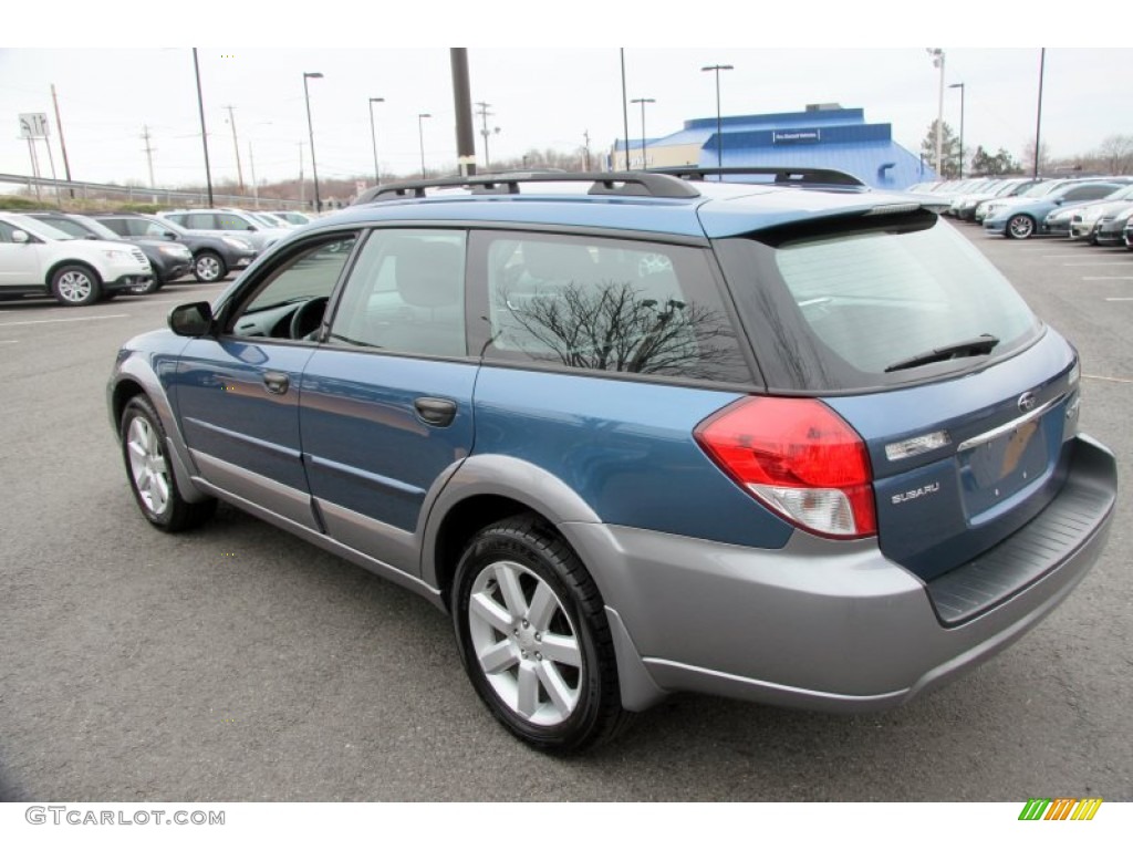 2009 Outback 2.5i Special Edition Wagon - Newport Blue Pearl / Off Black photo #9