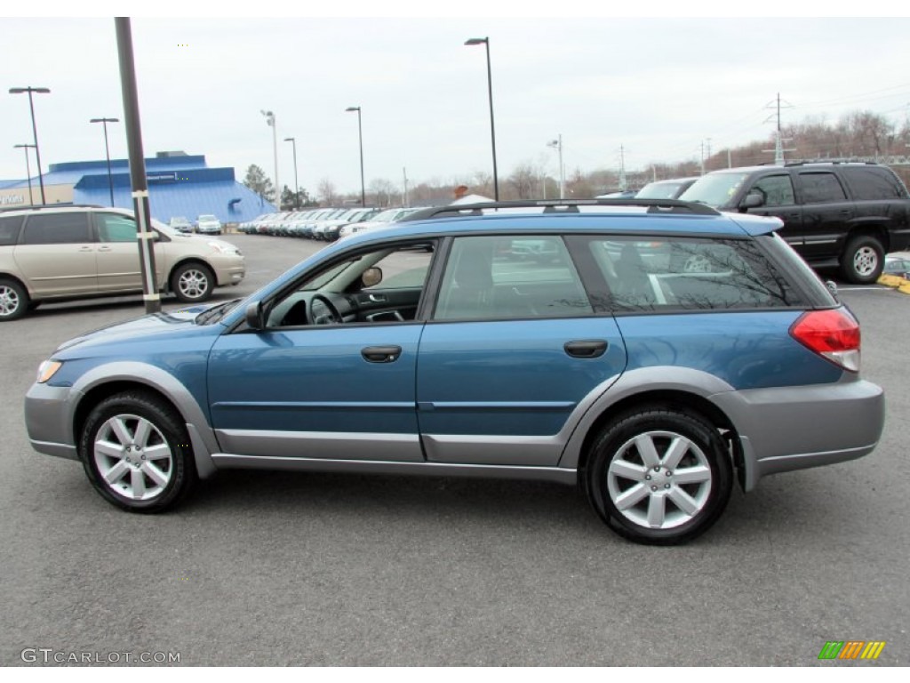 2009 Outback 2.5i Special Edition Wagon - Newport Blue Pearl / Off Black photo #11