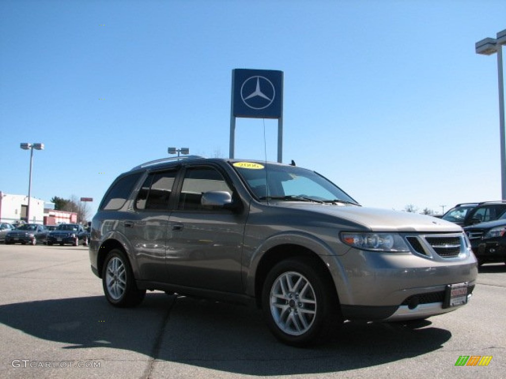 2006 9-7X 4.2i - Graphite Gray Metallic / Carbon Black Leather photo #3