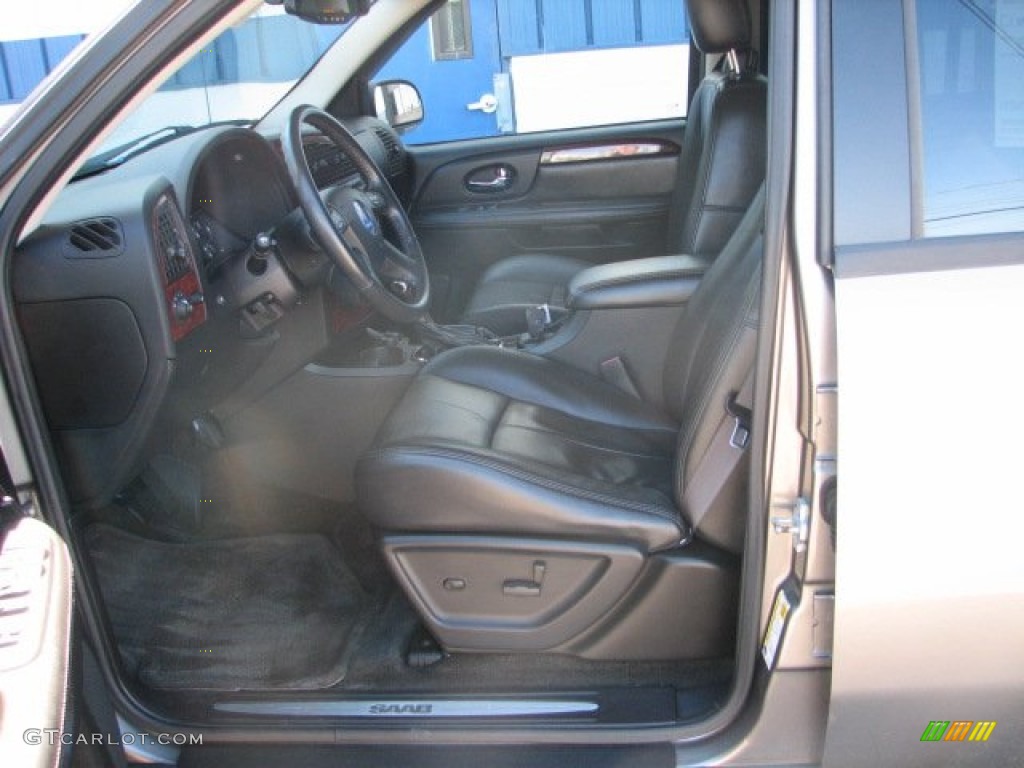 2006 9-7X 4.2i - Graphite Gray Metallic / Carbon Black Leather photo #8