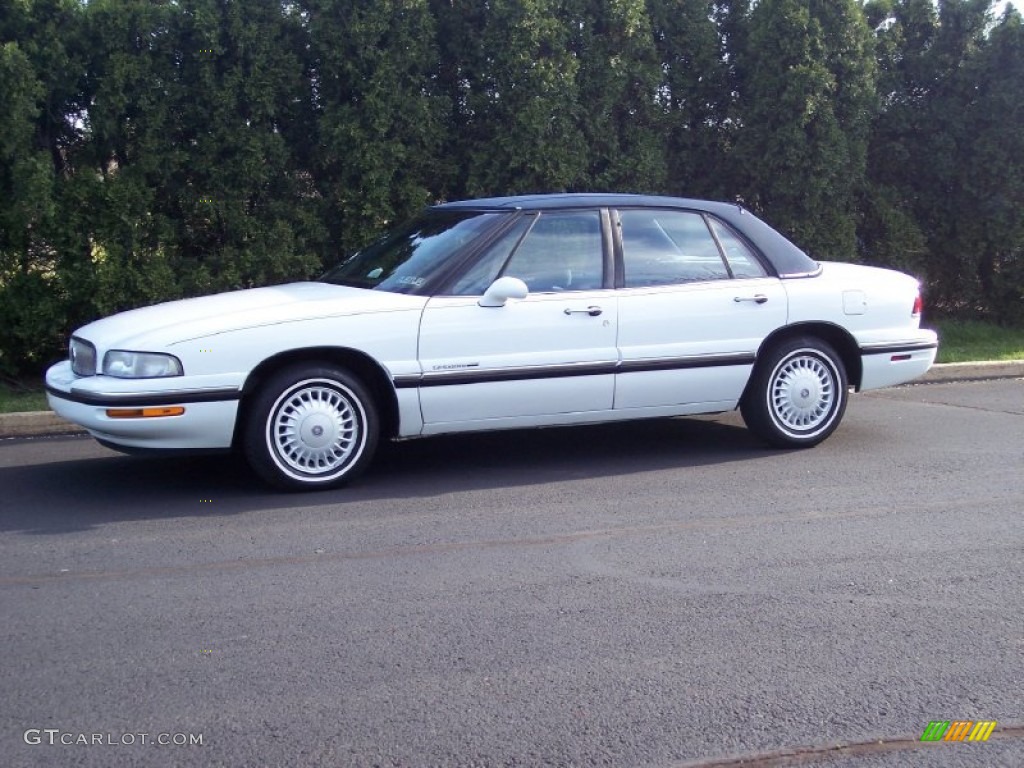1998 LeSabre Custom - Bright White / Medium Blue photo #2