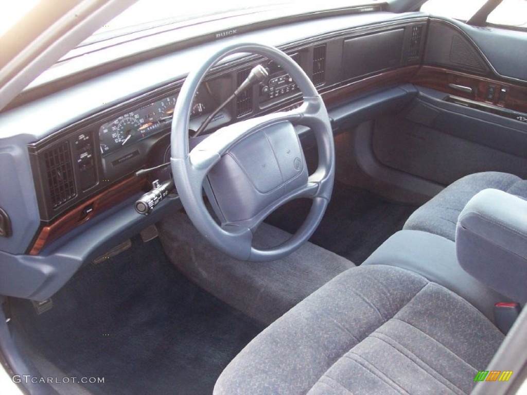 1998 LeSabre Custom - Bright White / Medium Blue photo #35