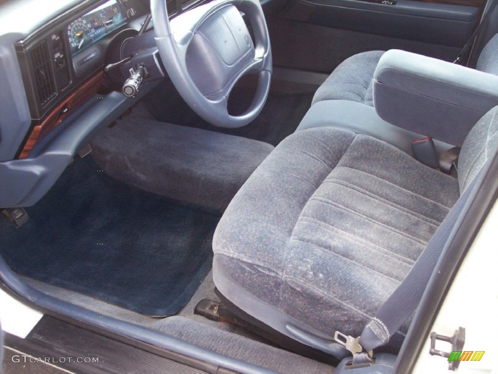 1998 LeSabre Custom - Bright White / Medium Blue photo #36