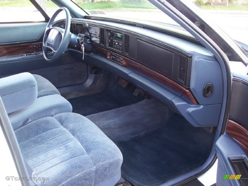 1998 LeSabre Custom - Bright White / Medium Blue photo #43
