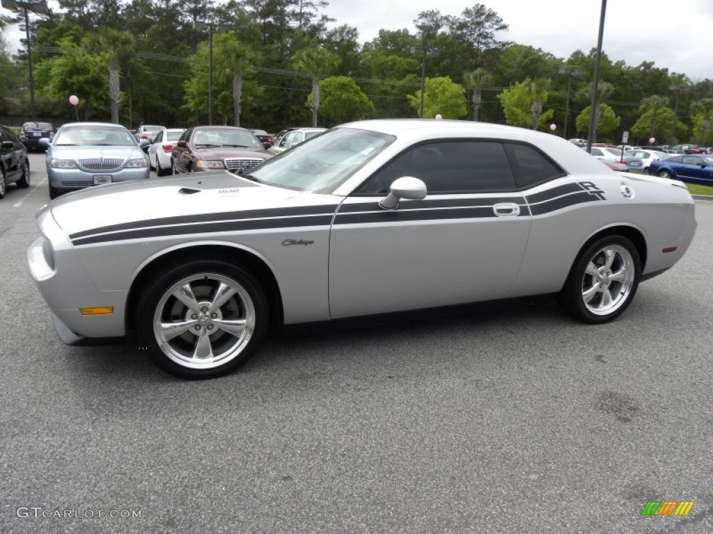 2010 Challenger R/T Classic - Bright Silver Metallic / Dark Slate Gray photo #2