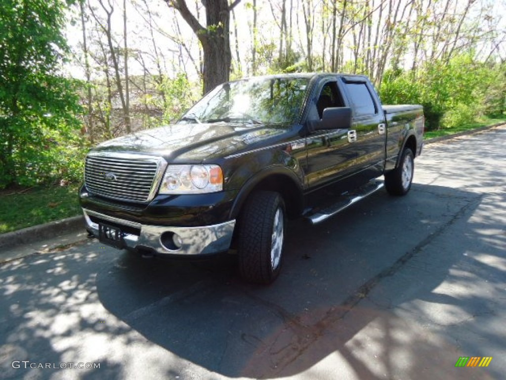 2006 F150 FX4 SuperCrew 4x4 - Black / Black photo #3