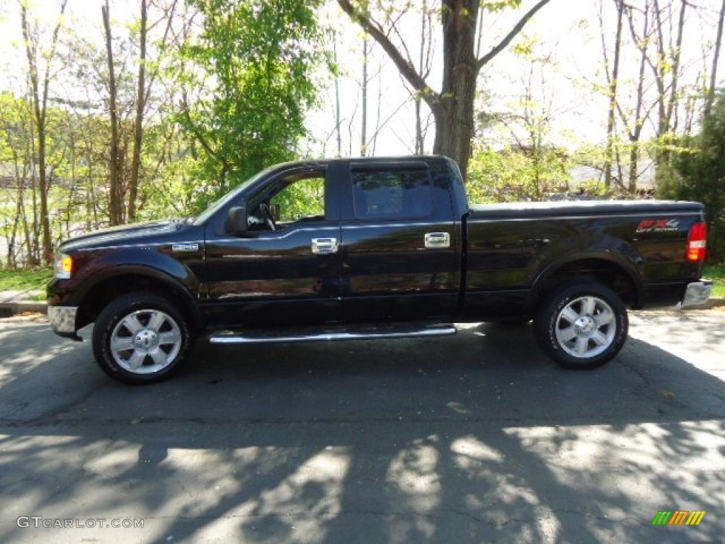 2006 F150 FX4 SuperCrew 4x4 - Black / Black photo #4