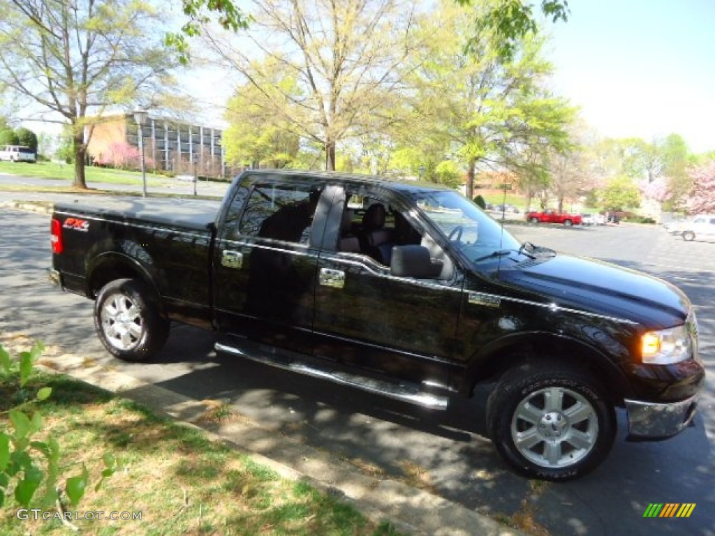 2006 F150 FX4 SuperCrew 4x4 - Black / Black photo #8