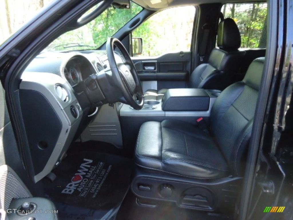 2006 F150 FX4 SuperCrew 4x4 - Black / Black photo #9