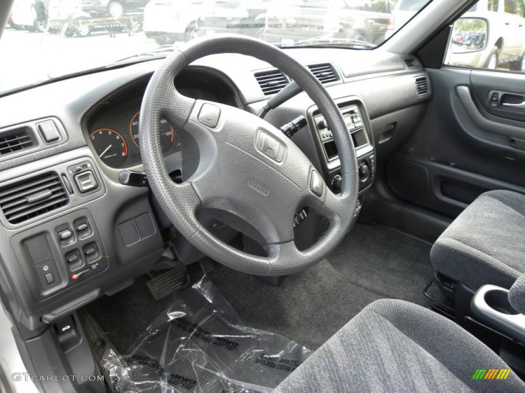 1999 CR-V EX 4WD - Sebring Silver Metallic / Charcoal photo #3