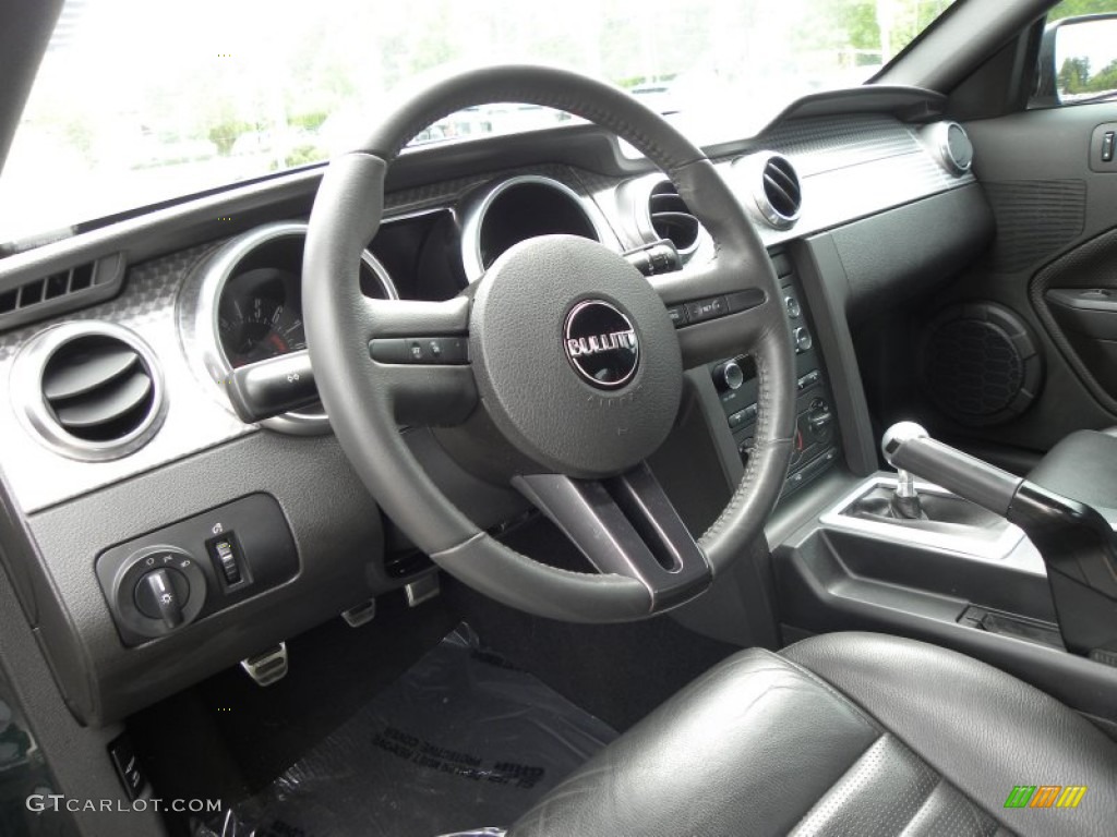 2009 Mustang Bullitt Coupe - Dark Highland Green Metallic / Dark Charcoal photo #3