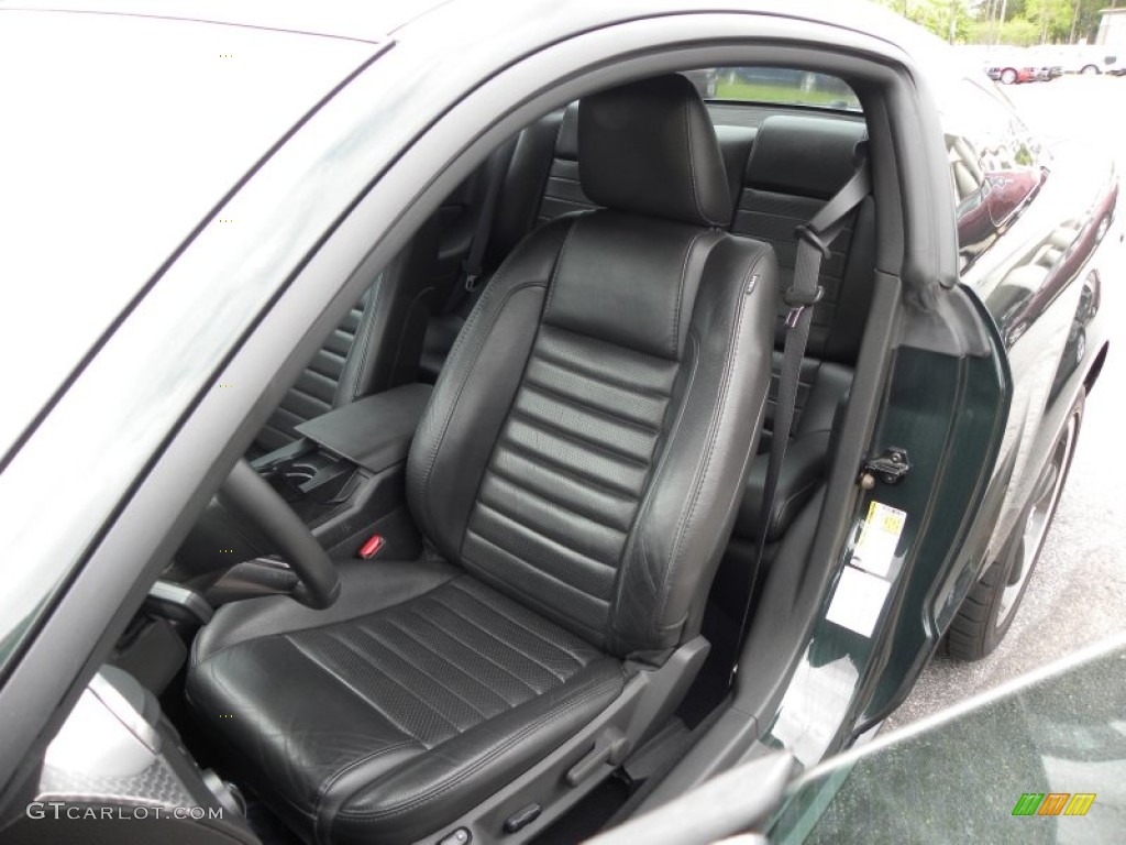2009 Mustang Bullitt Coupe - Dark Highland Green Metallic / Dark Charcoal photo #4