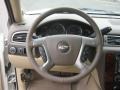 2012 Chevrolet Tahoe Light Cashmere/Dark Cashmere Interior Steering Wheel Photo