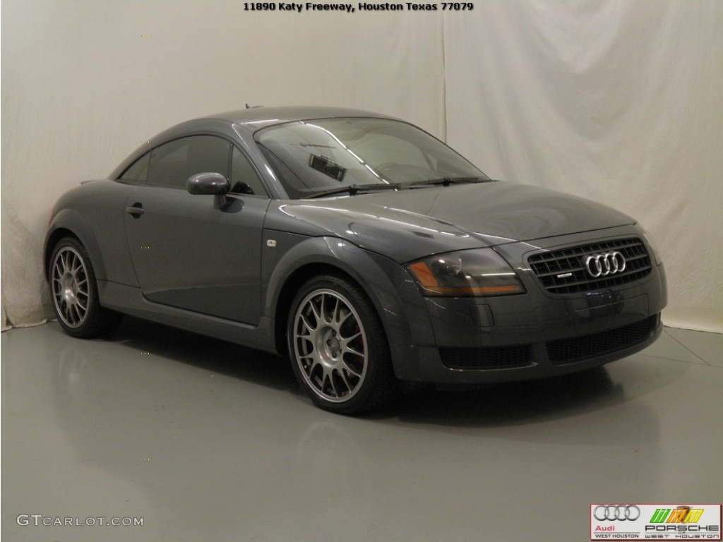 2006 TT 1.8T quattro Roadster - Dolomite Grey Pearl Effect / Amber Red photo #1