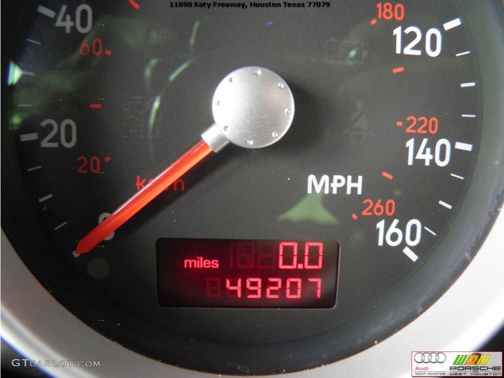 2006 TT 1.8T quattro Roadster - Dolomite Grey Pearl Effect / Amber Red photo #9